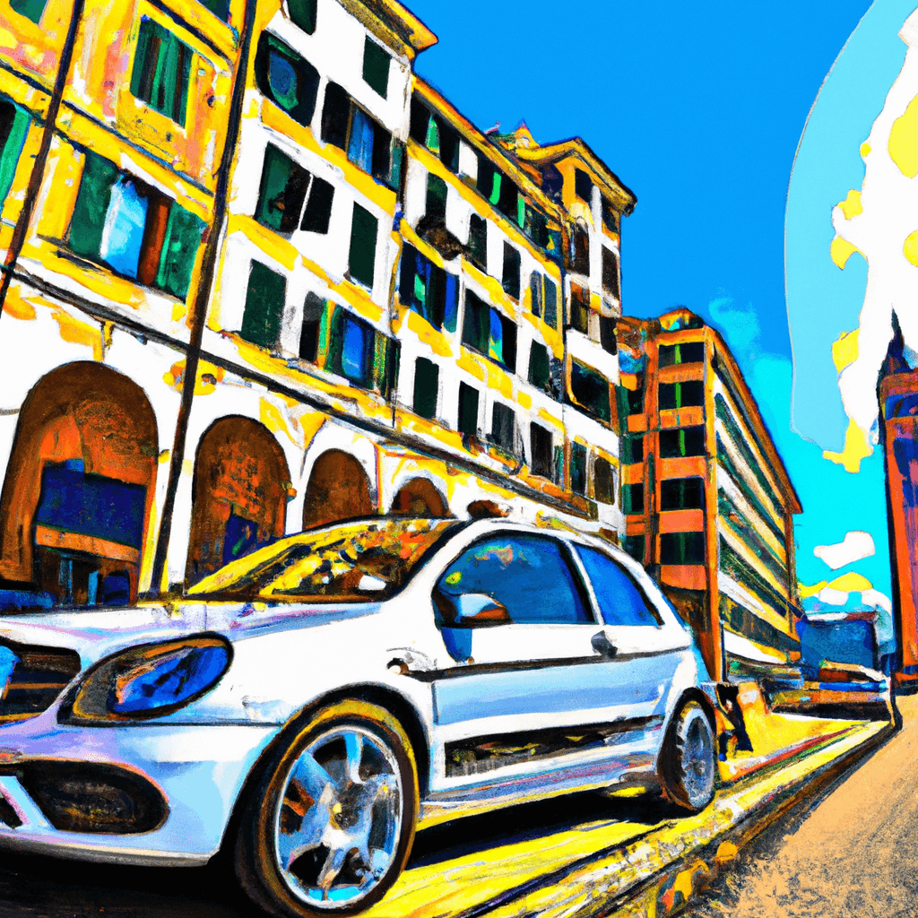 Macchina in città, vecchio porto con barche, vicoli stretti, Lanterna, Piazza De Ferrari