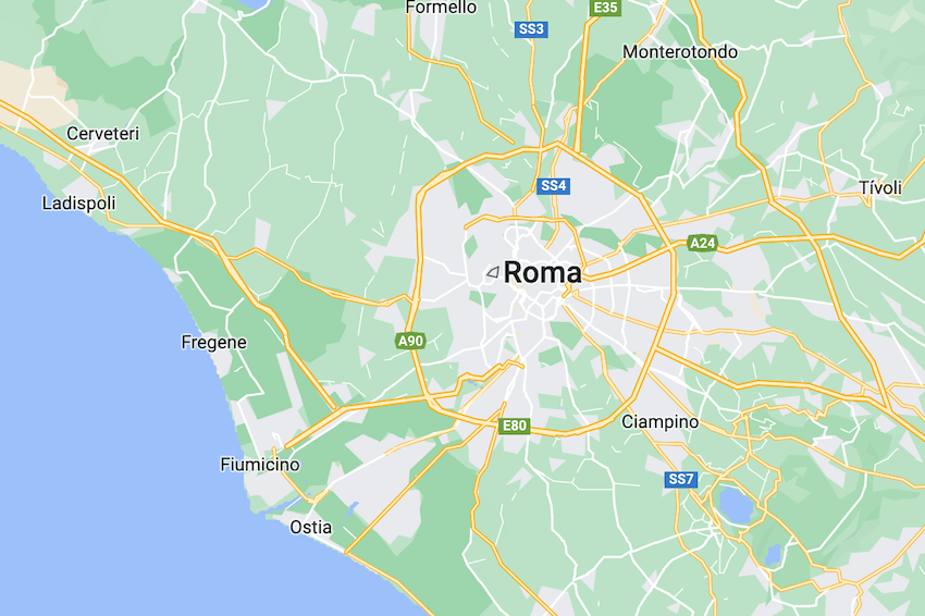 cartina stradale di roma